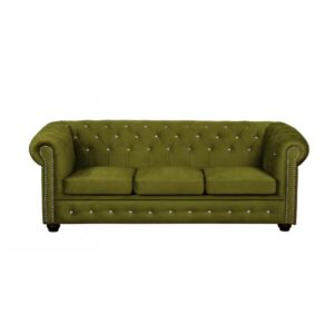 1 Chesterfield Sofa 3 osobowa York Blink z kryształkami