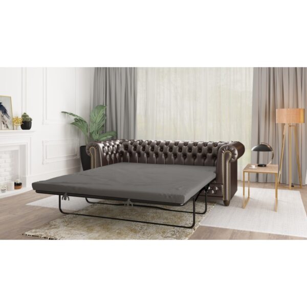 1 Chesterfield Sofa York 3 osobowa z funkcją spania