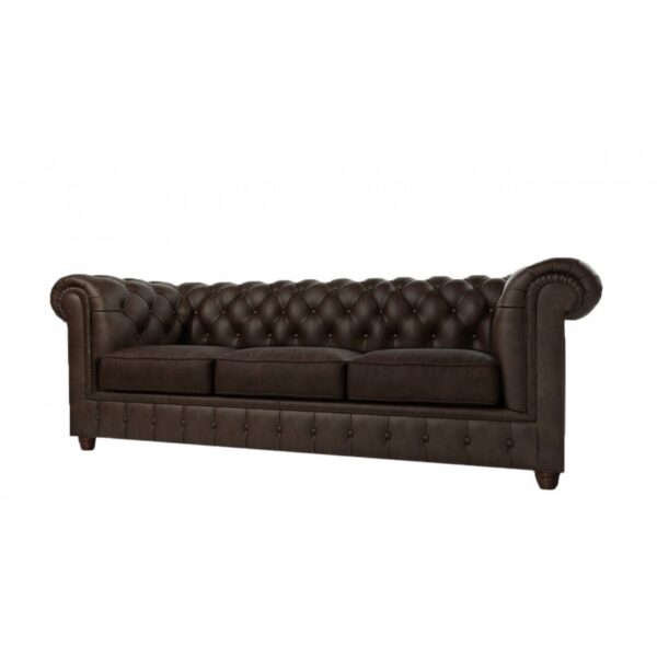 Chesterfield Sofa Pikowana Cambridge 3 osobowa
