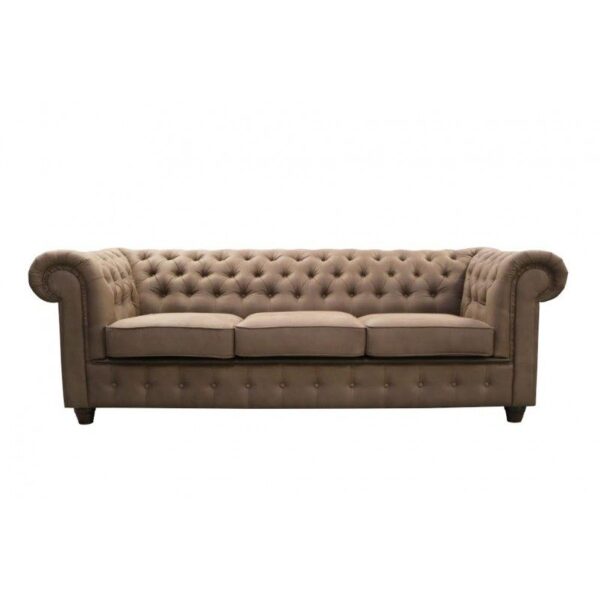 Chesterfield Sofa Pikowana Cambridge 3 osobowa z funkcją spania