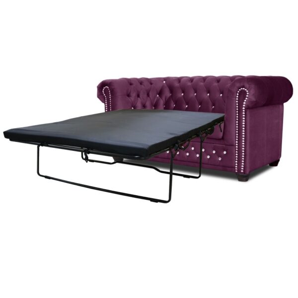 1 Chesterfield Sofa 2 osobowa York Blink z funkcją spania