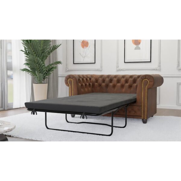 1 Chesterfield Sofa Pikowana York 2 z funkcją spania