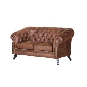 1 Chesterfield Sofa Pikowana Glasgow 2 osobowa