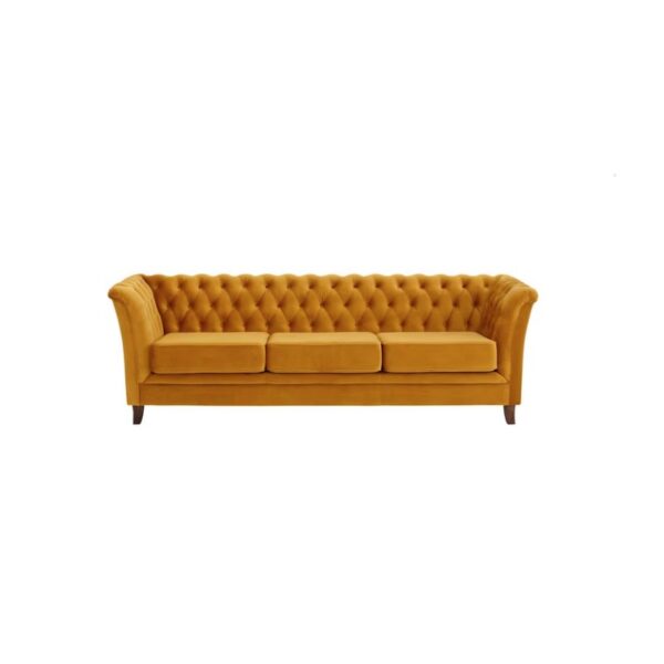 Chesterfield Sofa Pikowana Derby 3 osobowa