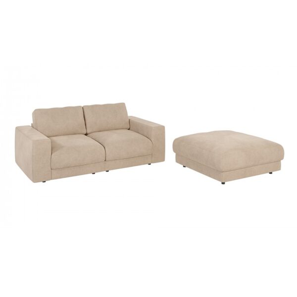 1 Sofa Mystic 2-osobowa + pufa