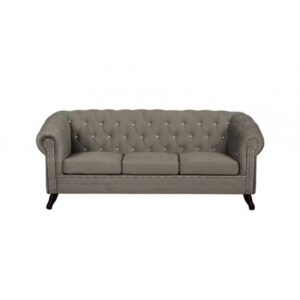 1 Chesterfield Sofa Pikowana Glasgow Blink 3 osobowa z kryształkami