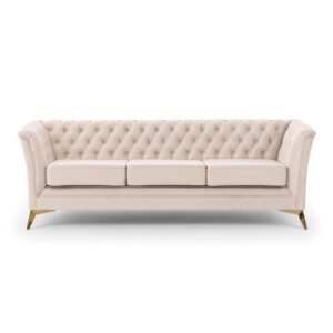 1 Chesterfield Sofa 3 osobowa Pikowana Derby Bis