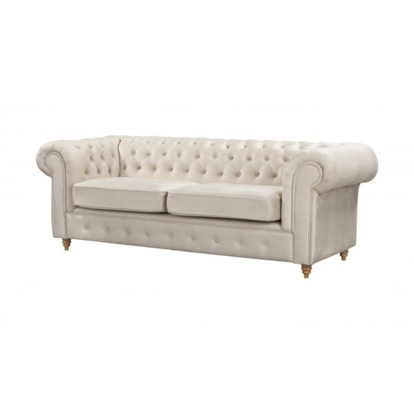 1 Chesterfield Sofa 3 osobowa Laura z funkcją spania
