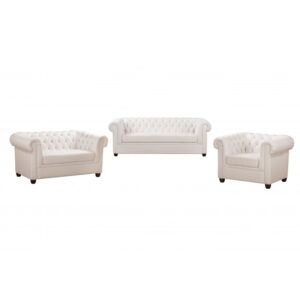 Chesterfield Sofa Pikowana Chester 3 osobowa