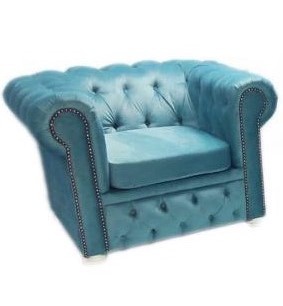 Pikowana sofa i fotel Chesterfield Pikowana sofa i fotel Chesterfield