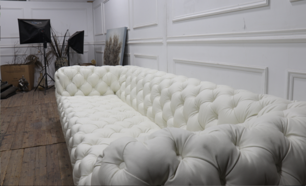 Pikowana sofa Chesterfield