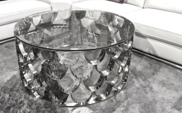 Stolik kawowy Archi - silver
