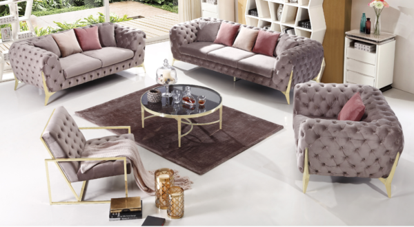 Sofa pikowana glam velvet 2 osobowa Sofa pikowana glam velvet 2 osobowa