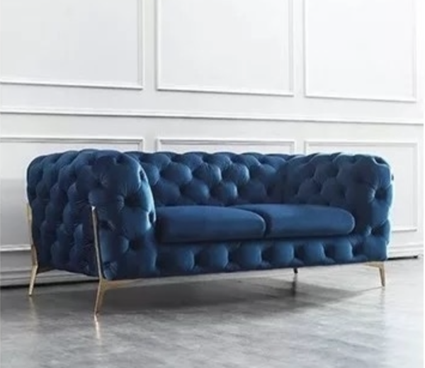 Sofa pikowana glam velvet 2 osobowa Sofa pikowana glam velvet 2 osobowa
