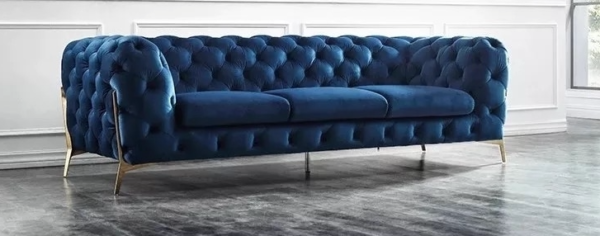 Sofa pikowana glam velvet 2 osobowa Sofa pikowana glam velvet 2 osobowa