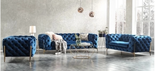 Sofa pikowana glam velvet 2 osobowa Sofa pikowana glam velvet 2 osobowa