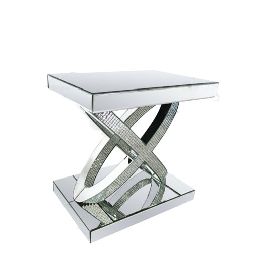 Lustrzany stolik Ottawio 60/40/60 cm