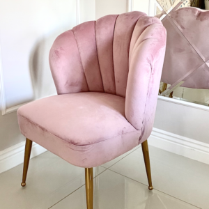 Krzesło Muszla Pink