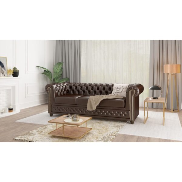 Chesterfield Sofa Pikowana York 3 osobowa