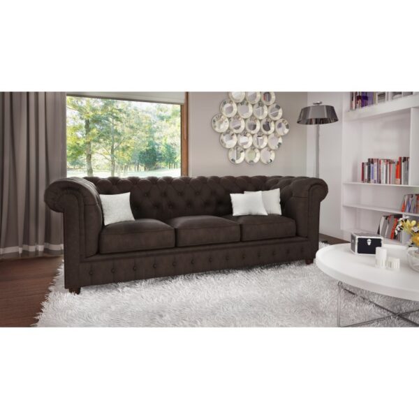 Chesterfield Sofa Pikowana Cambridge 3 osobowa