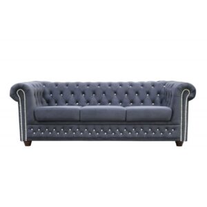 2 Chesterfield Sofa 3 osobowa York Blink z funkcją spania
