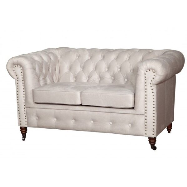 2 Chesterfield Sofa Pikowana Oxford 2 osobowa