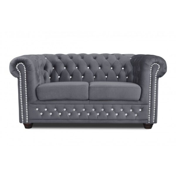 2 Chesterfield Sofa 2 osobowa York Blink z funkcją spania