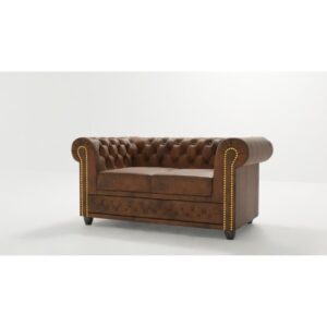 2 Chesterfield Sofa Pikowana York 2 z funkcją spania