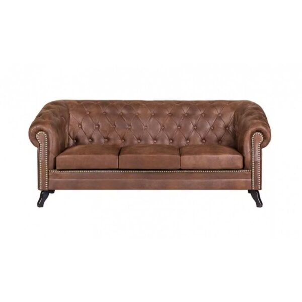 Chesterfield Sofa Pikowana Glasgow 3 osobowa