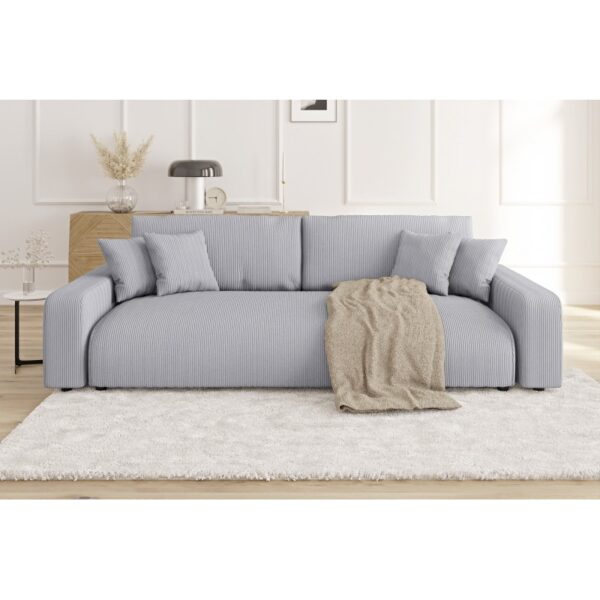 2 Duża sofa Sara z funkcją spania i pojemnikiem