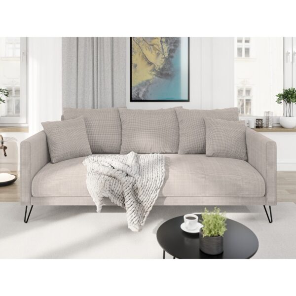 2 Sofa 3 osobowa Freya wysokie nóżki