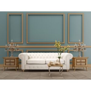 2 Chesterfield Sofa 3 osobowa Laura z funkcją spania