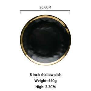 Zestaw talerzy Black&Gold