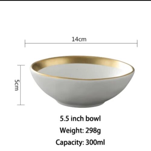 Miseczka z kolekcji White&Gold