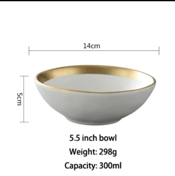 Miseczka z kolekcji White&Gold