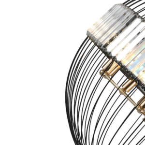Lampa wisząca kryształowa 12 punktowa czarna COSSINI JD8324-12 BL Lampa wisząca kryształowa 12 punktowa czarna COSSINI JD8324-12 BL