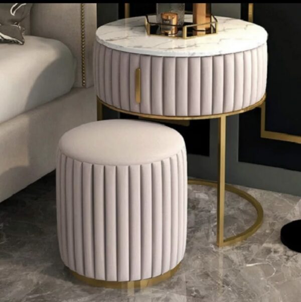 Toaletka + pufa Glam welvet