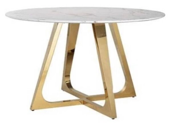 Okrągły stół White Carrera 130 cm