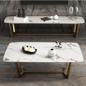 Stolik kawowy White Carrera Gold