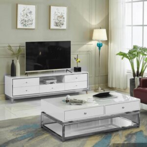 Komoda RTV Simone silver Komoda RTV Simone silver