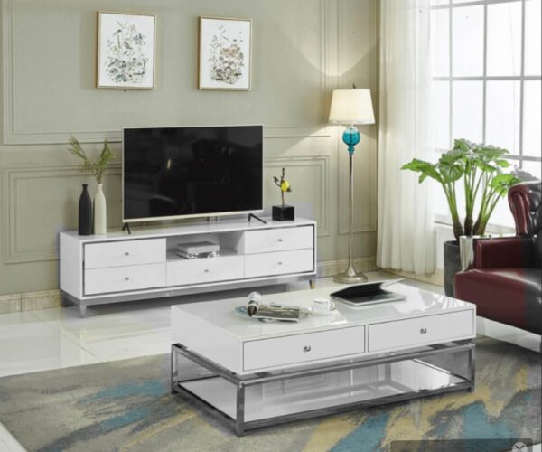 Komoda RTV Simone silver Komoda RTV Simone silver
