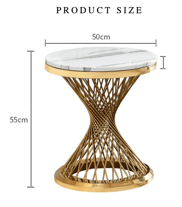Stolik Emporio Gold