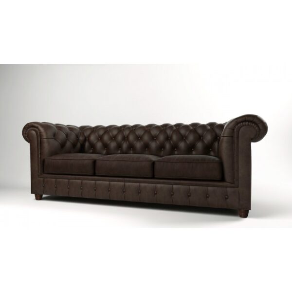 Chesterfield Sofa Pikowana Cambridge 3 osobowa