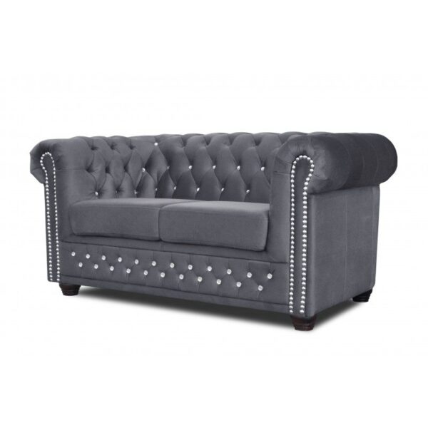 3 Chesterfield Sofa 2 osobowa York Blink z funkcją spania
