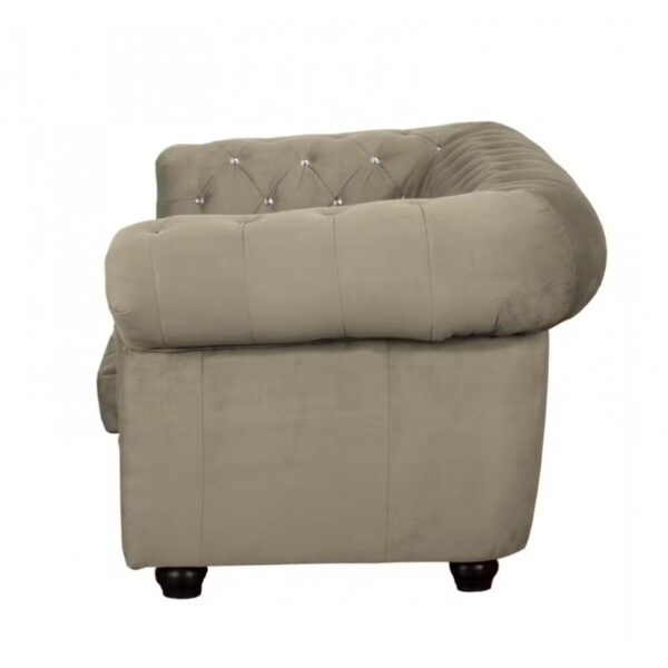 3 Chesterfield Sofa 2 osobowa York Blink z kryształkami