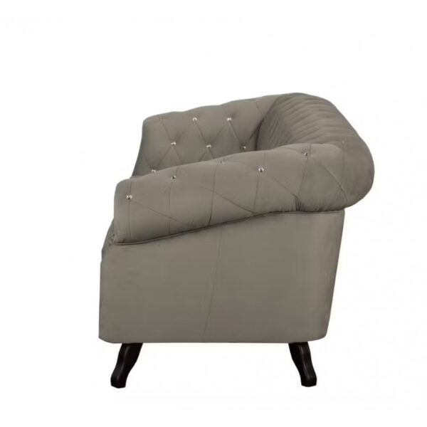 3 Chesterfield Sofa Pikowana Glasgow Blink 3 osobowa z kryształkami