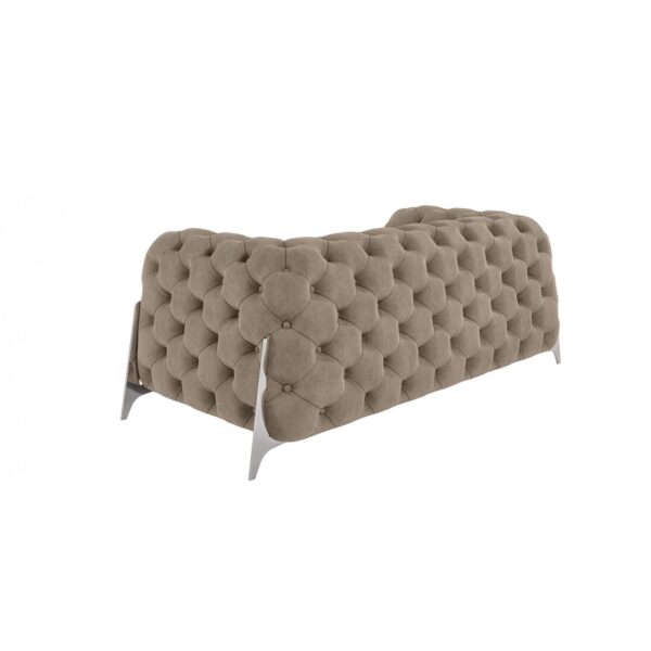 3 Sofa Miami 2 osobowa pikowana wysokie nóżki