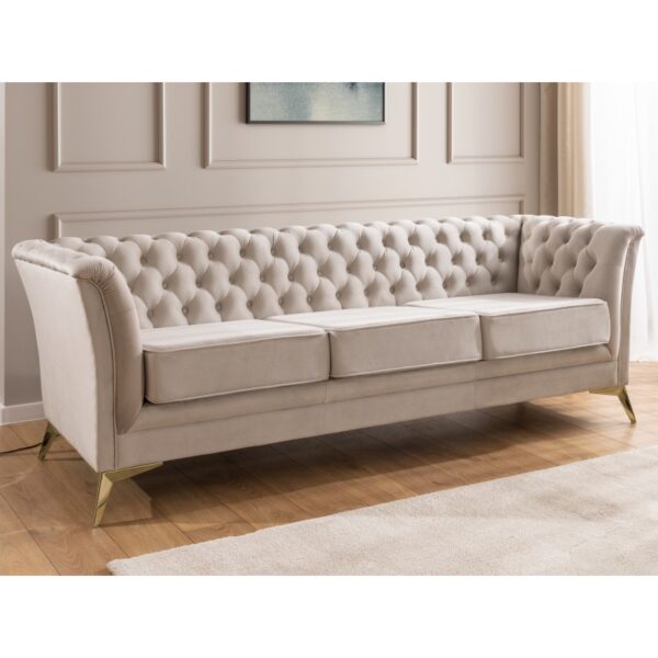3 Chesterfield Sofa 3 osobowa Pikowana Derby Bis