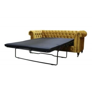 4 Chesterfield Sofa Oxford 3 osobowa z funkcją spania