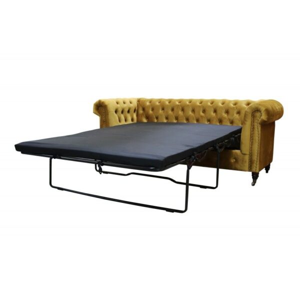 4 Chesterfield Sofa Oxford 3 osobowa z funkcją spania